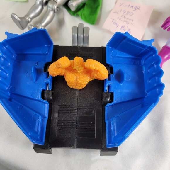 FANTASTIC FOUR Figure Lot of 6 NEAR MINT Human Torch Mr Fantastic Moleman Doom - Picture 6 of 14